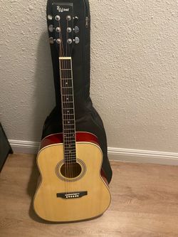 ZJW gold acoustic guitar