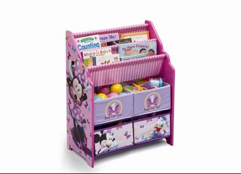 Minnie Mouse Book & Toy Organizer/ Minnie Mouse/ kids/ Toys/ Books/ furniture/ New