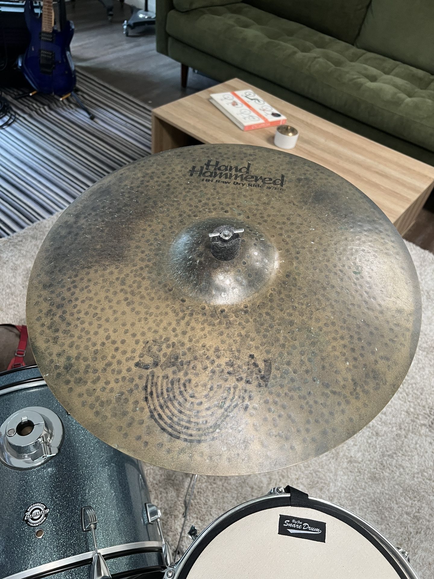 Sabian HH Hand Hammered Raw Dry Ride Cymbal 20”