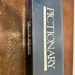 Vintage Pictionary Board Game