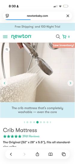 Newton crib mattress