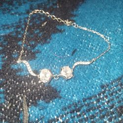 925 Silver Diamond Bracelet 