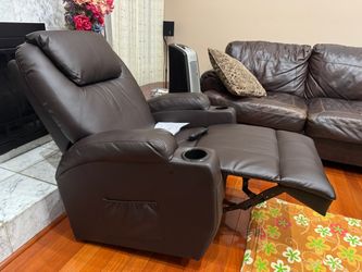 Recliner Chair with Vibration Massage.