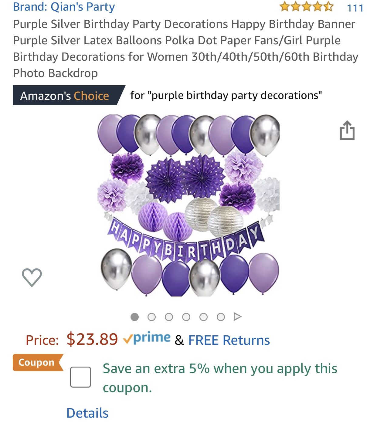 Party Decorations