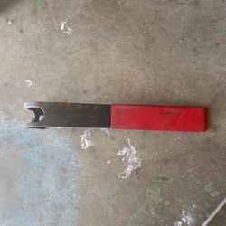 Snap-on Tools S6121 Valve Spring Compressor Curved Pry Bar Red