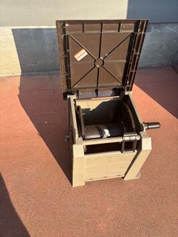 Hose storage container $10