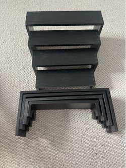 DISPLAY SHELVES 8 piece