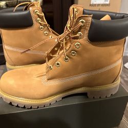 Size 12 Men’s Timberland Premium 6-inch Waterproof Boots