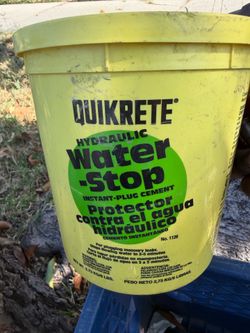 Concrete sealing set.