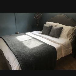 Queen Upholstered Bed Frame