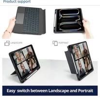 iPad Case with Keyboard, Detachable Case with Vertical Support, for Air 3rd, iPad Pro 10.5 inch,Trac