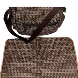 Authentic fendi diaper bag