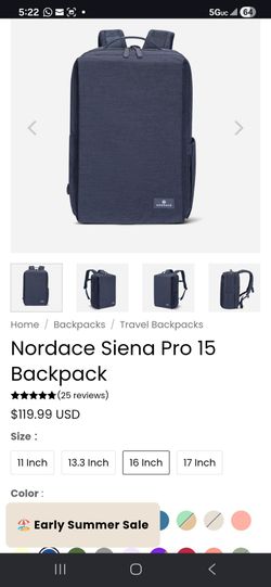 Nordace backpack (new)