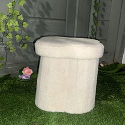 Small Ottoman with storage