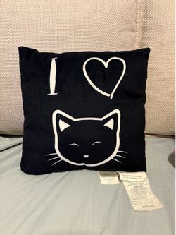Small cat pillow