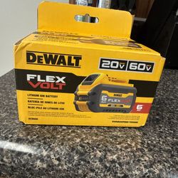 DeWALT DCB606 FlexVolt 6.0Ah Battery - 20V/60V MAX Li-Ion 2025 Model New Package