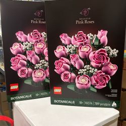Price Firm -  LEGO Botanicals: Bouquet of Pink Roses $55 Each   10374 