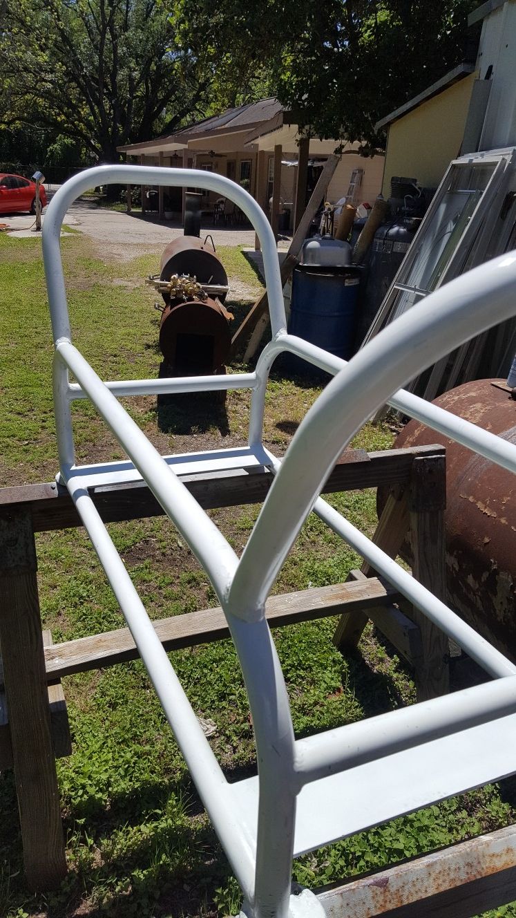 Boat cooler rack