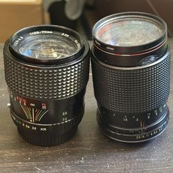 camera lenses (for parts/repair)