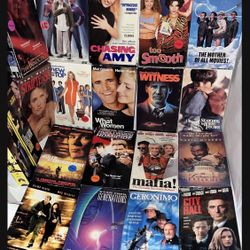VHS VCR Movie Bundle Lot All For $40