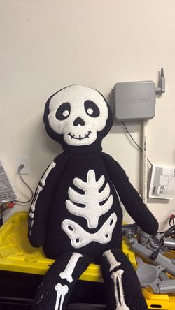 Sitting Skeleton Cash Only