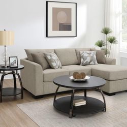 Super Cute Sectional Sofa With Pull Out Sleeper Mattress! 