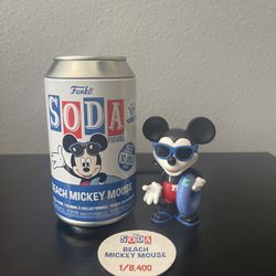 Funko Soda Vinyl Collectible Beach Mickey Mouse