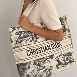 Big Size Natural Straw Canvas Bag