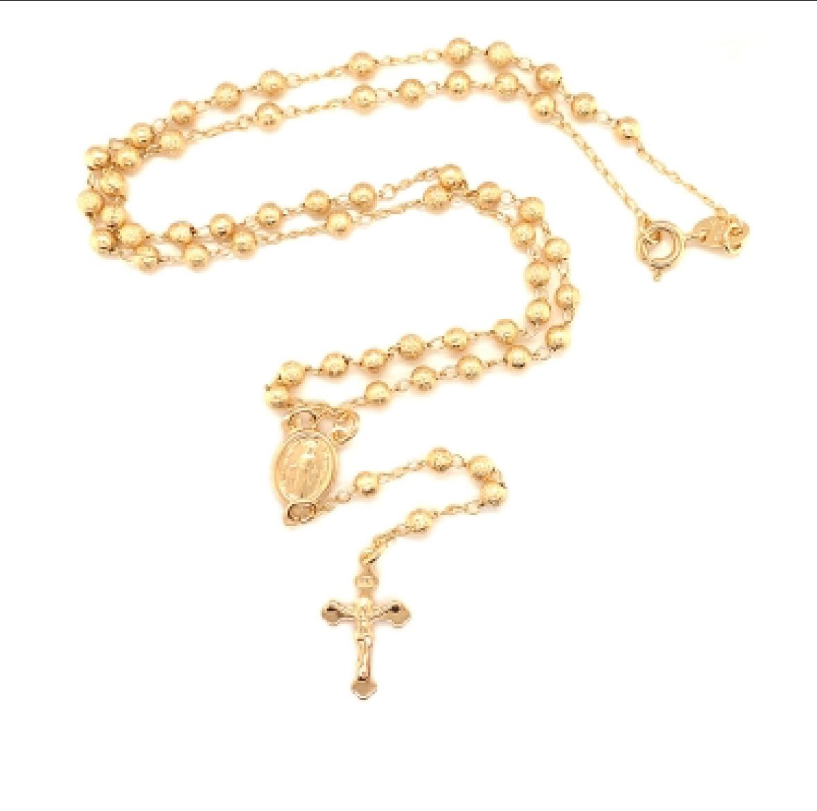 NWOT! 18K Gold Filled Elegant Rosary Necklace