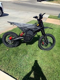 Cemoto 72 V Electric Dirt Bike wheelie king 17inch front  tire 14 inch rear  tire