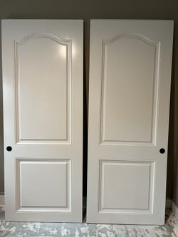 4 Solid Core Doors & Closet Shelving System