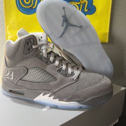 Jordan 5 wolf Gray