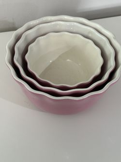 Dish Bowl Set Of 3 Oven Safe 