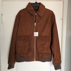 Men's Zara Brown Aviator Pilot Jacket

Suede Nubuck Leather Medium