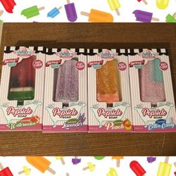 4 Scented popsicle soaps