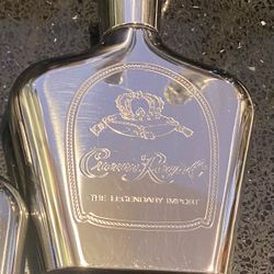 2 New Stainless Steel Crown Royal Flasks 