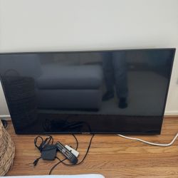 50” TV With Apple TV And Mount 