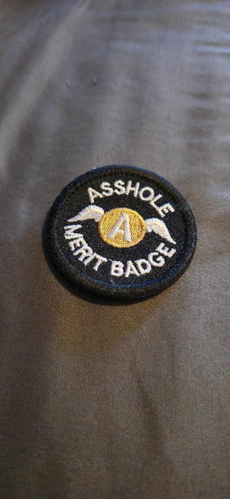 A$$h0le Merrit Velcro Badge Patch