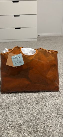 Target Orange Jelly Tote