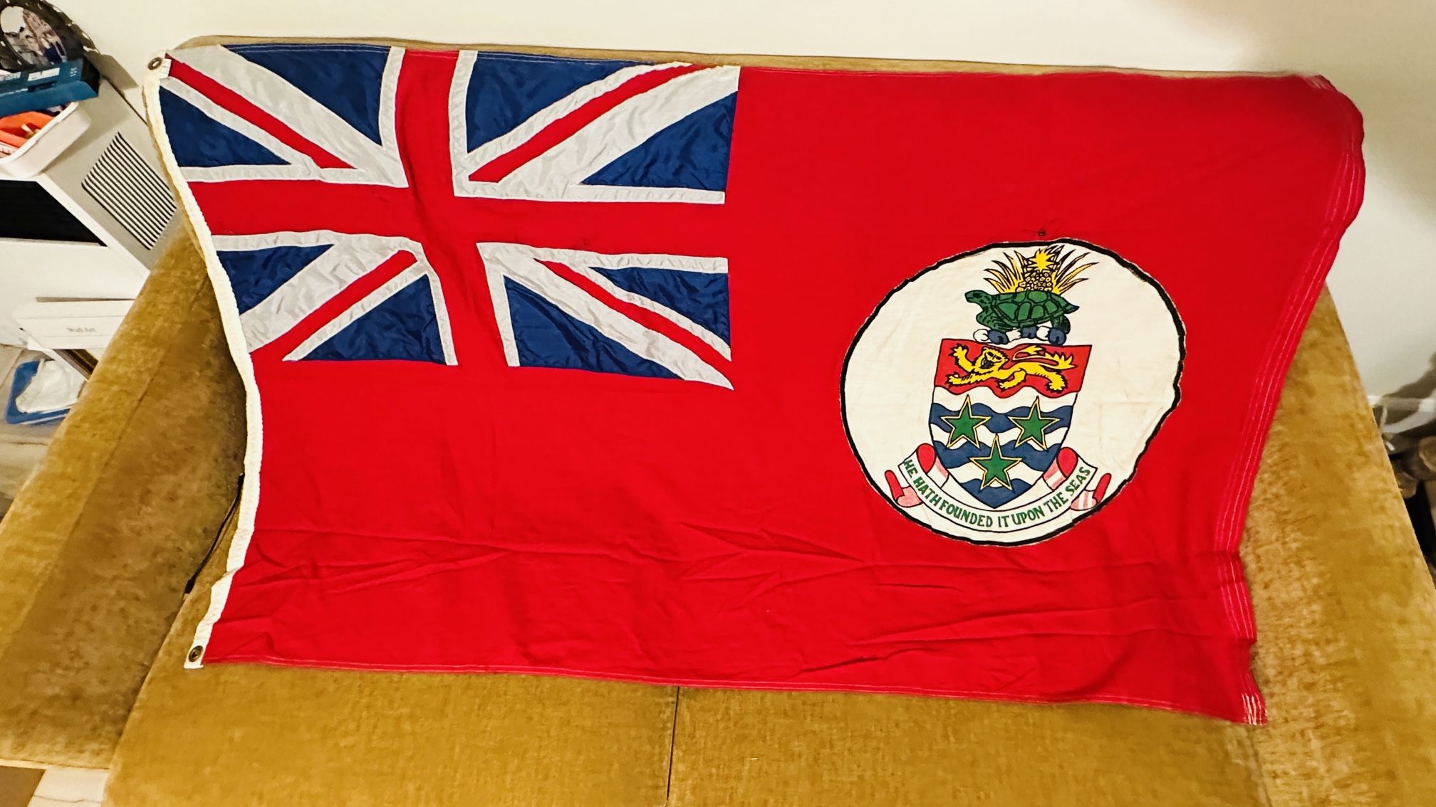 Flag ~ Cayman Islands (Red) Flag (vintage)