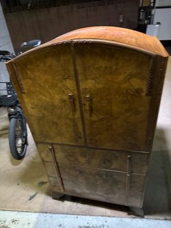 Vintage wood furniture