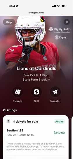 Lions at Cardinals