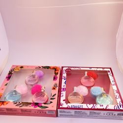 NEW Sealed Perfume Gift Set Bundle – 6 Rollerballs + 6 Hair Ties – Perfect Christmas/Teen Gifts!