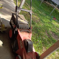 Skil Electric Lawn Mower With Battery
