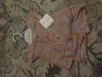 Little Planet Baby Floral Button Top 3M
