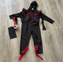 Ninja Kid Halloween Costume 5/6 Youth Small 