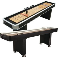 Shuffleboard Table Game 9’ Long. Like new. Poly Coated Surface.  