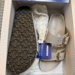 New Birkenstocks Gray