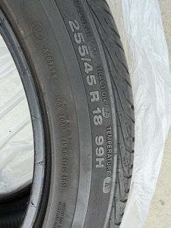 255/45 R18 99H CONTINENTAL 2 WIDE Tires from Jag XK8