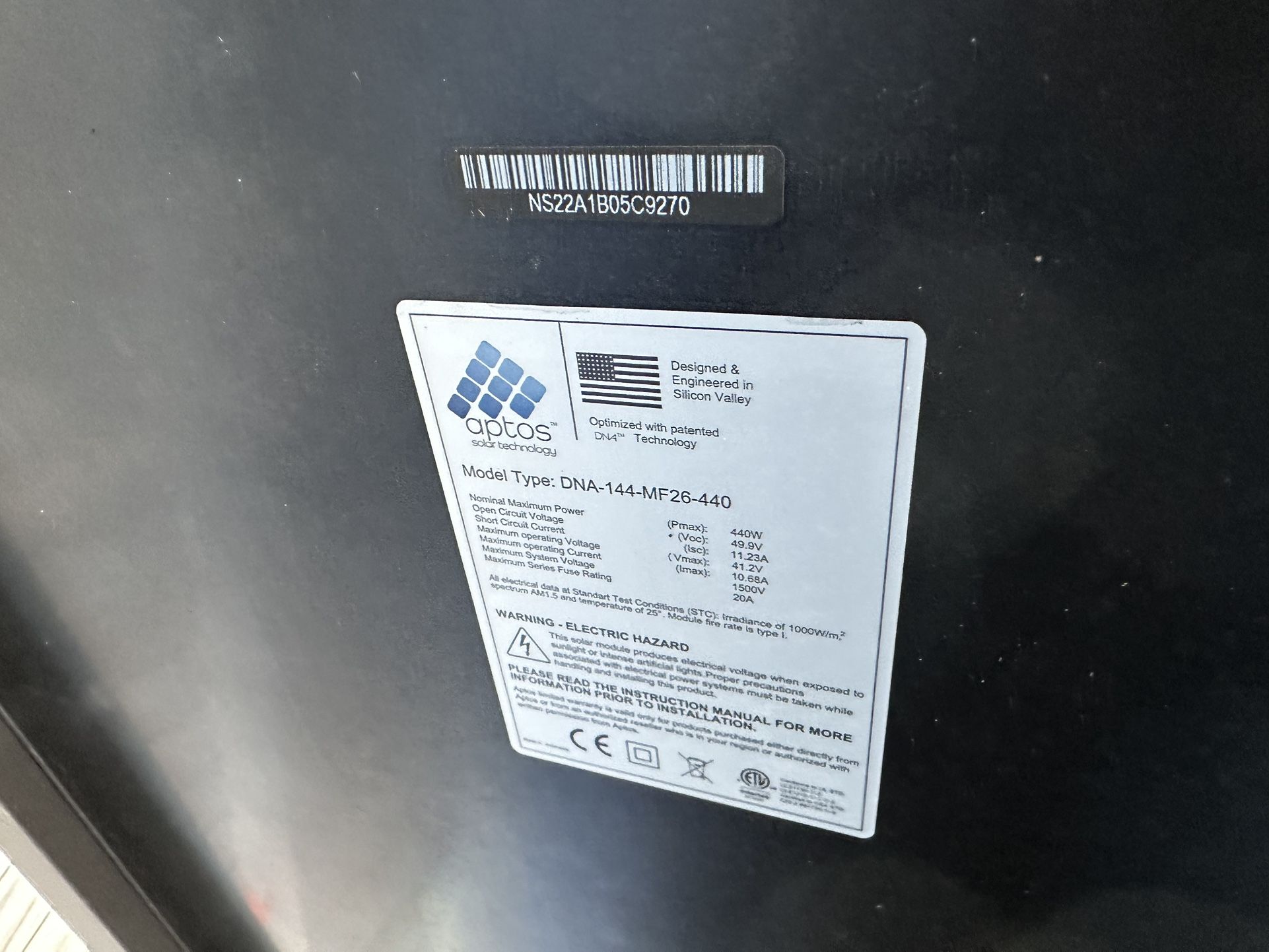 Paneles Solares 4’x8’ 34 Unidades 